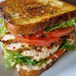Garlic Butter Lettuce, Tomato & Grilled Chicken Sandwich