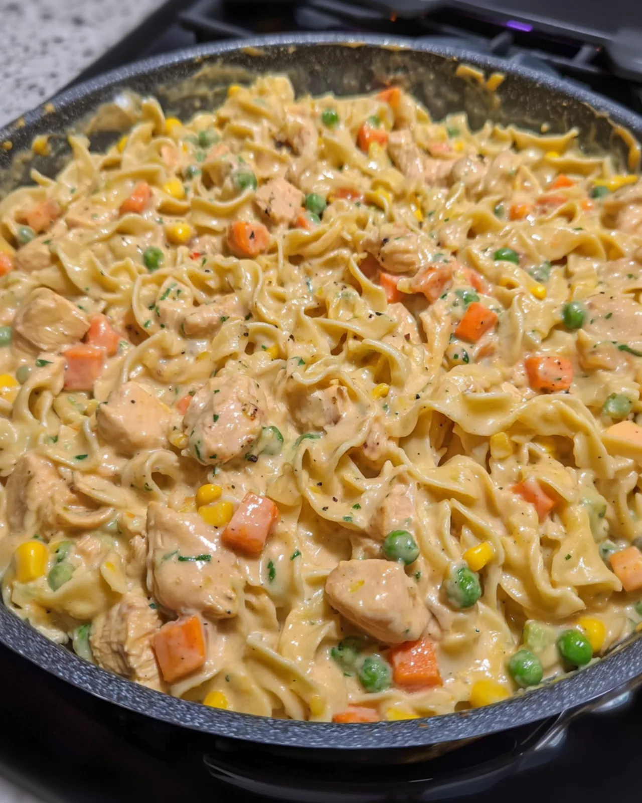 Chicken Pot Pie Pasta