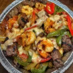 Cheesy Steak & Shrimp Skillet Bowl