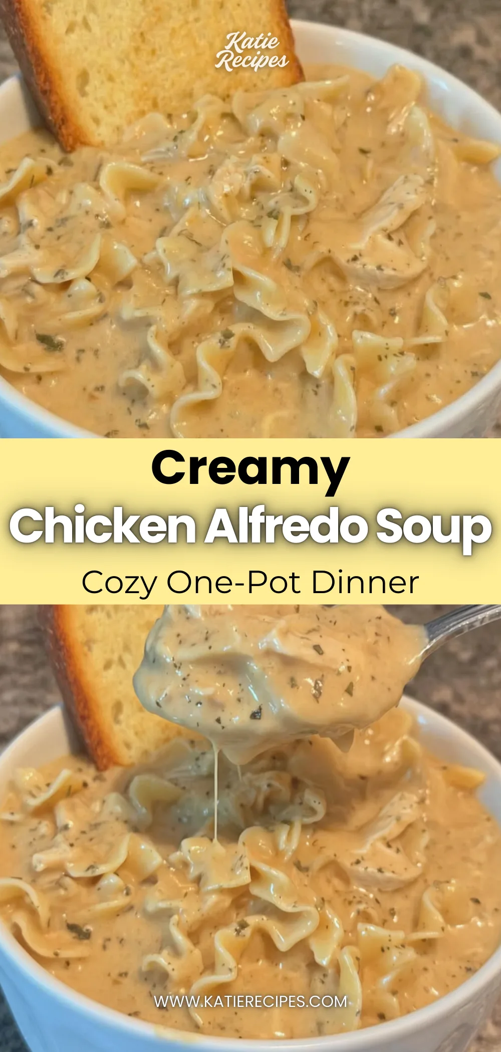 Creamy Chicken Alfredo Soup Recipe