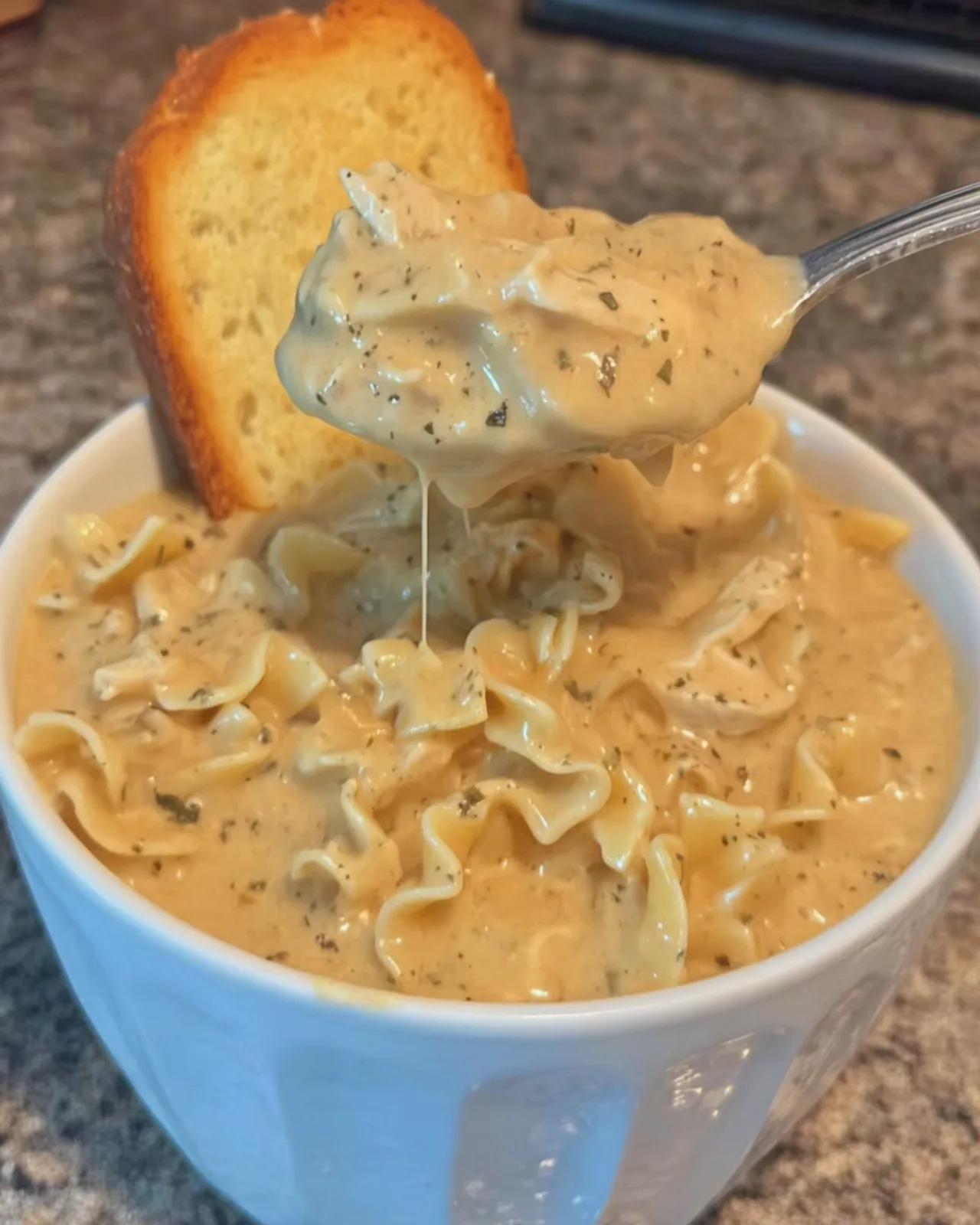Creamy Chicken Alfredo Soup