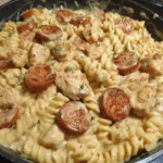 Creamy Pepper Jack Chicken & Sausage Pasta
