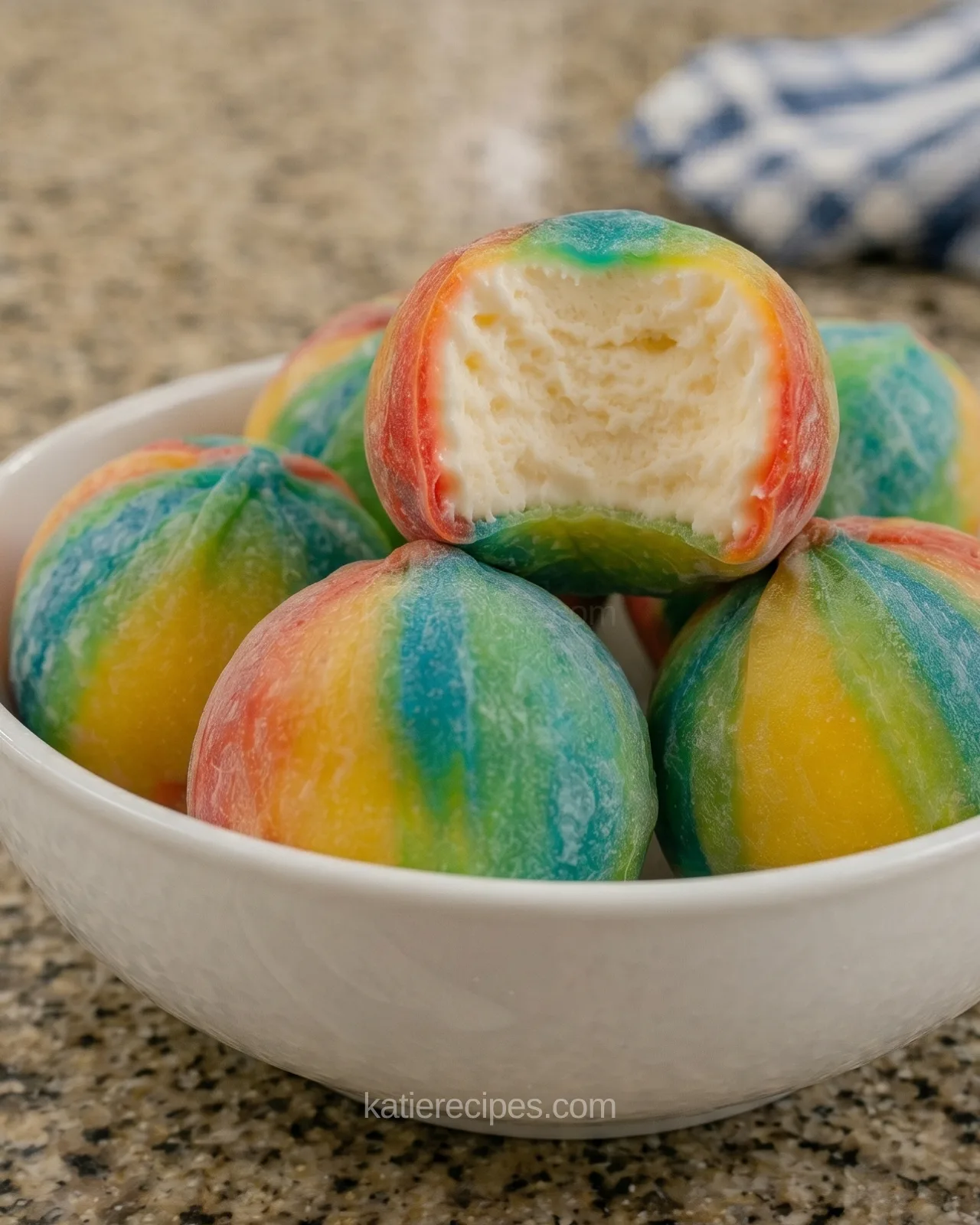 Fruit Roll-Up Ice Cream Bites