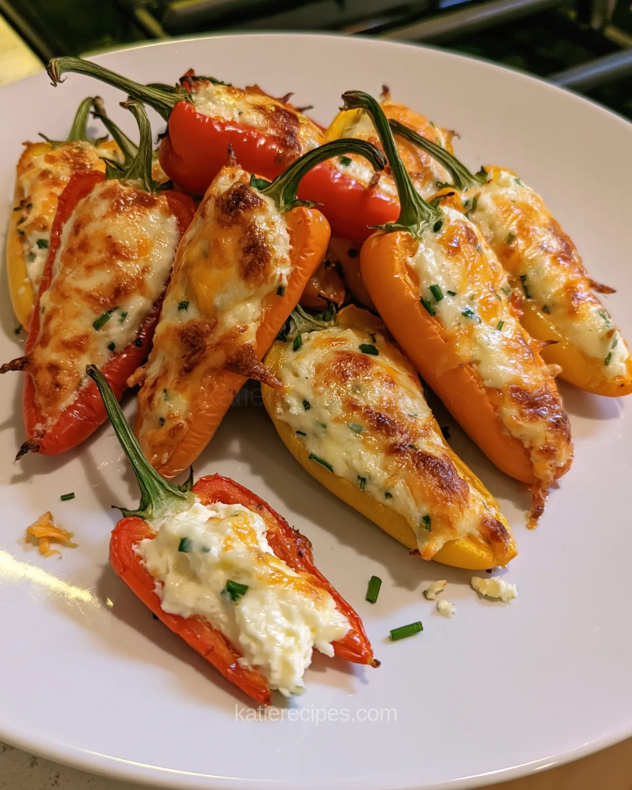 Cream Cheese Stuffed Mini Peppers